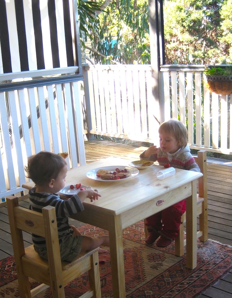 babyreview Blog Archive Jolly KidZ ToughTimber Table Chairs Setting