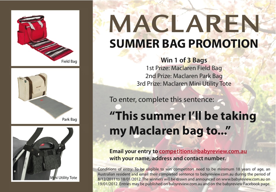 Win a Maclaren Summer Bag